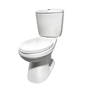 Taza de baño Gala SGT-0518 vista frontal en porcelana blanca